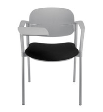 Poltroncina visitatore Step SPGPTT - con braccioli inclusi e tavoletta - nero - Unisit Poltroncina visitatore Step SPGPTT - con braccioli inclusi e tavoletta - nero - Unisit