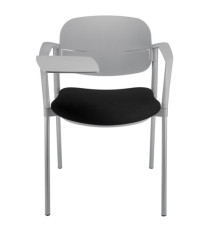 Poltroncina visitatore Step SPGPTT - con braccioli inclusi e tavoletta - nero - Unisit Poltroncina visitatore Step SPGPTT - con braccioli inclusi e tavoletta - nero - Unisit