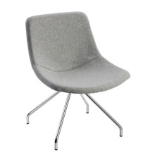 Poltroncina visitatore Tosca TO4CV - senza braccioli - grigio chiaro - Unisit Poltroncina visitatore Tosca TO4CV - senza braccioli - grigio chiaro - Unisit