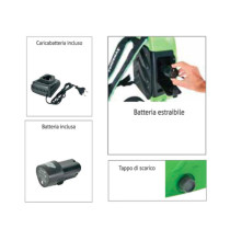 Pompa a zaino Futura - a batteria - 8 L - Verdemax