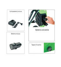 Pompa a zaino Futura - a batteria - 8 L - Verdemax