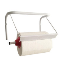 Porta bobina asciugatutto da muro - metallo - bianco - PerfettoFactory Porta bobina asciugatutto da muro - metallo - bianco - PerfettoFactory