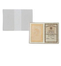 Porta carta identità - PVC - 15,5 x 11 cm - trasparente - Sei Rota - conf. 100 pezzi