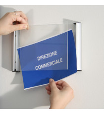 Porta targa appendibile Wall Sign - A5 - 15 x 21 cm - Tecnostyl