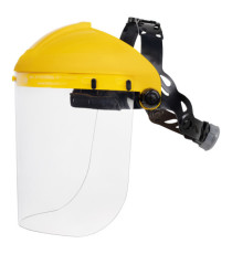 Porta visiera con protezione frontale + Visiera Balbi 2 - giallo - Deltaplus