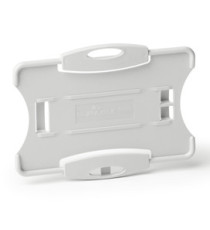 Portabadge Eco - per 1 tessera - 54 x 87 mm - grigio - Durable - conf. 10 pezzi Portabadge Eco - per 1 tessera - 54 x 87 mm - grigio - Durable - conf. 10 pezzi