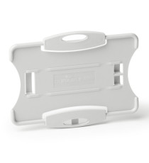 Portabadge Eco - per 1 tessera - 54 x 87 mm - grigio - Durable - conf. 10 pezzi Portabadge Eco - per 1 tessera - 54 x 87 mm - grigio - Durable - conf. 10 pezzi