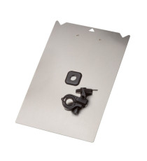 Portablocco - con attacco carrelli - A4 - alluminio - Djois