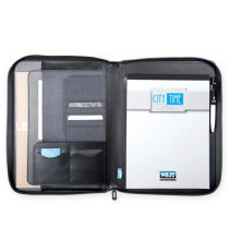 Portablocco - tessuto - nero - 26x34 cm - City Time