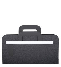 Portablocco Flap - con manici - tessuto - nero - A4 - City Time Portablocco Flap - con manici - tessuto - nero - A4 - City Time