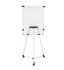 Portablocco magnetico Earth Kyoto - 70 x 100 cm - con base mobile, kit rotolo e bracci estensibili - Bi-Office