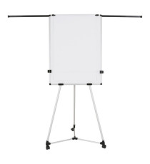 Portablocco magnetico Earth Kyoto - 70 x 100 cm - con base mobile, kit rotolo e bracci estensibili - Bi-Office