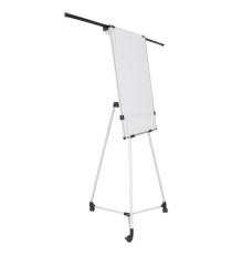 Portablocco magnetico Earth Kyoto - 70 x 100 cm - con base mobile, kit rotolo e bracci estensibili - Bi-Office