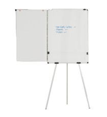 Portablocco magnetico Earth Kyoto - 70 x 100 cm - con base mobile, kit rotolo e bracci estensibili - Bi-Office