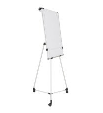 Portablocco magnetico Earth Kyoto - 70 x 100 cm - con base mobile, kit rotolo e bracci estensibili - Bi-Office