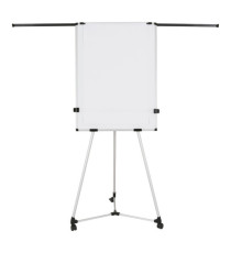 Portablocco magnetico Earth Kyoto - 70 x 100 cm - con base mobile, kit rotolo e bracci estensibili - Bi-Office