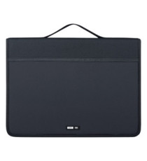 Portablocco Porter - con manici - tessuto - nero - A4 - City Time Portablocco Porter - con manici - tessuto - nero - A4 - City Time