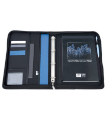 Portablocco Porter - con manici - tessuto - nero - A4 - City Time Portablocco Porter - con manici - tessuto - nero - A4 - City Time