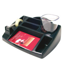 Portacancelleria Oliver - 25x21x10 cm - nero - Arda