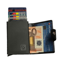 Portacard Wally Carbon - 6x9,5cm - grigio - Alplast Portacard Wally Carbon - 6x9,5cm - grigio - Alplast