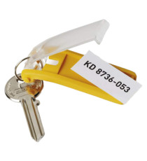 Portachiavi Key Clip - colori assortiti - Durable - conf. 6 pezzi