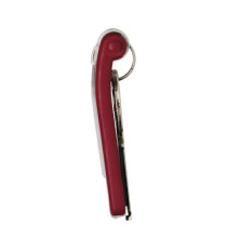 Portachiavi Key Clip - rosso - Durable - conf. 6 pezzi