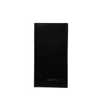Portaconto Basic - 23,7 x 12,5 cm - PVC - nero - 4+2 buste fisse incluse - Securit