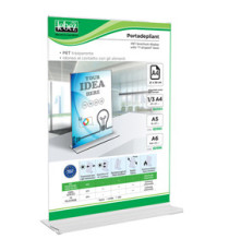 Portadepliant con base a T - A4 - 21 x 30 cm - Lebez