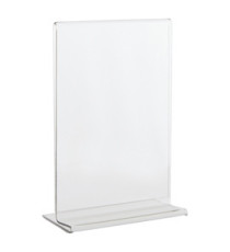 Portadepliant con base a T - A6 - 10,5 x 15 cm - Lebez