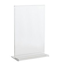 Portadepliant con base a T - A6 - 10,5 x 15 cm - Lebez