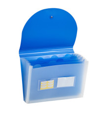 Portadocumenti Plastidea - a soffietto - 13 tasche - PP - A4 - blu - Iternet Portadocumenti Plastidea - a soffietto - 13 tasche - PP - A4 - blu - Iternet