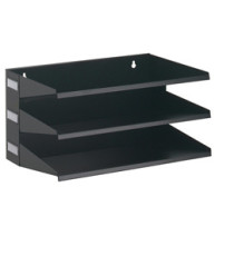 Portadocumenti Sorter Rack - 36 x 20,5 x 25 cm - 3 scomparti - nero - Durable Portadocumenti Sorter Rack - 36 x 20,5 x 25 cm - 3 scomparti - nero - Durable