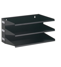 Portadocumenti Sorter Rack - 36 x 20,5 x 25 cm - 3 scomparti - nero - Durable Portadocumenti Sorter Rack - 36 x 20,5 x 25 cm - 3 scomparti - nero - Durable