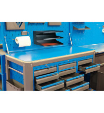 Portadocumenti Sorter Rack - 36 x 20,5 x 25 cm - 3 scomparti - nero - Durable Portadocumenti Sorter Rack - 36 x 20,5 x 25 cm - 3 scomparti - nero - Durable