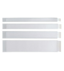 Portaetichette adesivo Ies L40 - 40 x 300 mm - grigio - Sei Rota - conf. 10 pezzi Portaetichette adesivo Ies L40 - 40 x 300 mm - grigio - Sei Rota - conf. 10 pezzi