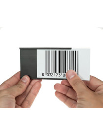 Portaetichette magnetico - 60 x 100 mm - grigio - Markin - conf. 20 pezzi