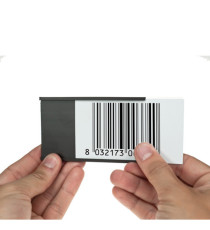 Portaetichette magnetico - 60 x 100 mm - grigio - Markin - conf. 20 pezzi