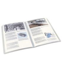 Portalistini personalizzabile - 22x30 cm - 20 buste antiriflesso - trasparente - Esselte