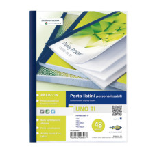 Portalistini personalizzabile Uno TI - 22 x 30 cm - 48 buste - blu - Sei Rota Portalistini personalizzabile Uno TI - 22 x 30 cm - 48 buste - blu - Sei Rota