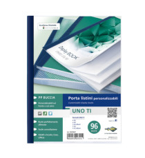 Portalistini personalizzabile Uno TI - 22 x 30 cm - 96 buste - blu - Sei Rota Portalistini personalizzabile Uno TI - 22 x 30 cm - 96 buste - blu - Sei Rota