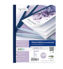 Portalistini personalizzabile Uno TI - 22x30 cm - 180 buste - blu - Sei Rota Portalistini personalizzabile Uno TI - 22x30 cm - 180 buste - blu - Sei Rota