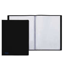 Portalistini Sviluppo - buccia - PP - 22 x 30 cm - 30 buste - nero - Favorit