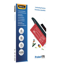 Pouches Protect175 - A3 - 303x426 mm - 2x175 micron - Fellowes - scatola 100 pezzi Pouches Protect175 - A3 - 303x426 mm - 2x175 micron - Fellowes - scatola 100 pezzi