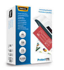 Pouches Protect175 - A4 - 2x175 micron - Fellowes - scatola 100 pezzi Pouches Protect175 - A4 - 2x175 micron - Fellowes - scatola 100 pezzi