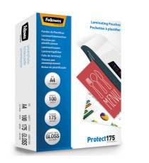 Pouches Protect175 - A4 - 2x175 micron - Fellowes - scatola 100 pezzi Pouches Protect175 - A4 - 2x175 micron - Fellowes - scatola 100 pezzi