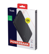 Powerbank Primo - ultrasottile - da 5.000 mAh - nero - Trust Powerbank Primo - ultrasottile - da 5.000 mAh - nero - Trust