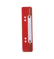 Pressini fermafogli - 38x150 mm - rosso - Durable - conf. 25 pezzi Pressini fermafogli - 38x150 mm - rosso - Durable - conf. 25 pezzi