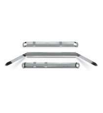 Pressini fermafogli - metallo - 12 x 80 mm - Lebez - conf. 50 pezzi Pressini fermafogli - metallo - 12 x 80 mm - Lebez - conf. 50 pezzi