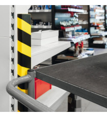Profilo paracolpi S20 - per superfici - giallo/nero - Durable Profilo paracolpi S20 - per superfici - giallo/nero - Durable