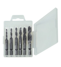 Punte per metallo autofilettanti HSS - misure assortite - Valex - conf. 6 pezzi Punte per metallo autofilettanti HSS - misure assortite - Valex - conf. 6 pezzi